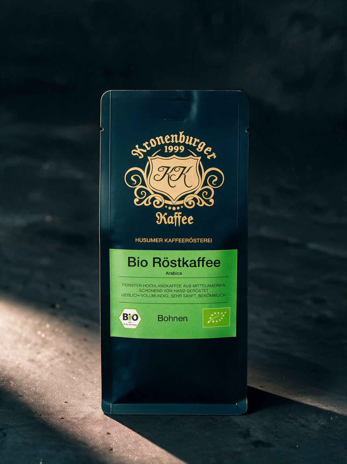 Bio R�stkaffee - Gemahlen - Kronenburger Kaffee, Husumer Kaffeeroesterei