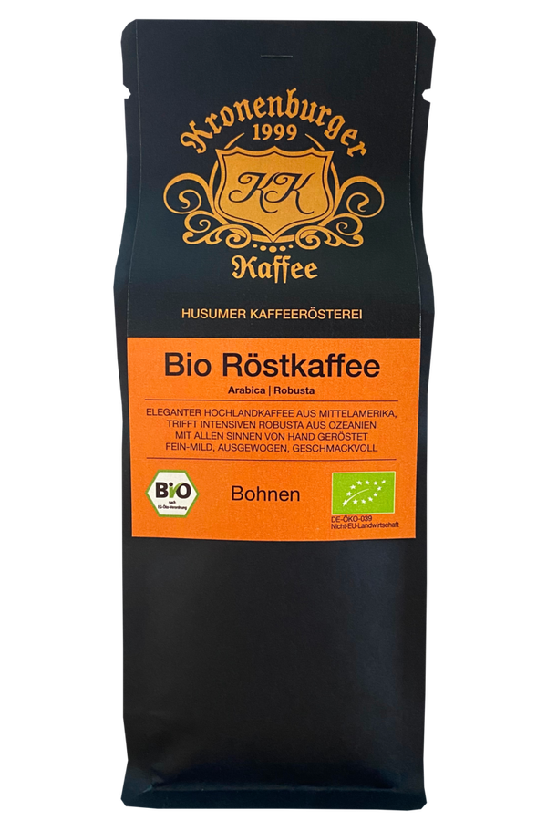 Bio - Röstkaffee Orange ganze Bohne 250g